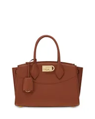 フェラガモ レディース バッグ レザー FERRAGAMO Studio Medium Soft Leather Bag New Cognac