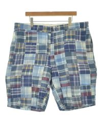 ク*コ様 RRL インディゴコットンリネンパッチワークショートパンツ