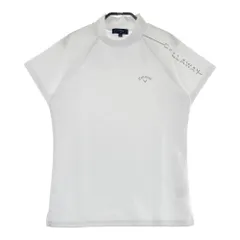 サイズ：M CALLAWAY キャロウェイ  ハイネック 半袖Tシャツ  ホワイト系 [240101661178] ゴルフウェア レディース ストスト