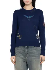 ザディグ エ ヴォルテール レディース アウター ニット・セーター Zadig Voltaire Miss Cashmere Sweater Marineのサムネイル