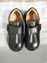 男の子用 フォーマルシューズ ブラック 26サイズ（内長16.4cm） キッズ革靴 入学式 発表会用 Q-000894	bu1