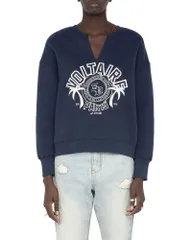 ザディグ エ ヴォルテール レディース アウター パーカー・スウェット シャツ Zadig Voltaire Olive Sweatshirt Encre オリーブのサムネイル