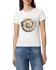 オールセインツ レディース トップス Tシャツ ALLSAINTSpun Out Stevie Tee Chalk White ホワイトのサムネイル