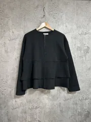 FREAKS STORE フリークスストア フロントジップ フリル ジャケット sizeF/黒 ◇■ レディース