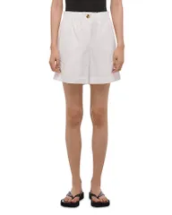 ヘルムート ラング レディース ボトムス ハーフパンツ・ショーツ ショートパンツ Helmut Lang Trench Shorts White ホワイトのサムネイル