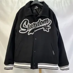 01w-6559  STARDOM  スタジアムジャンパー スタジャン 女子プロレス   ブラック  サイズXL  メンズ    アウター  ポリエステル  【中古品】のサムネイル