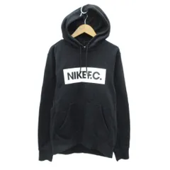 ナイキ NIKE パーカー プルオーバー 長袖 S 黒 ブラック プリント /HO46 ■ECA003