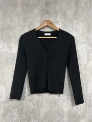 BEAUTY & YOUTH ビューティ&ユース ユナイテッドアローズ リブ ニット カーディガン 黒 ■◇ レディース