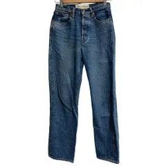 美品 THE SHINZONE シンゾーン MASTER STRAIGHT DENIM セルビッチ ストレート デニムパンツ ジーンズ サイズP0 インディゴ レディース 古着 中古 USED