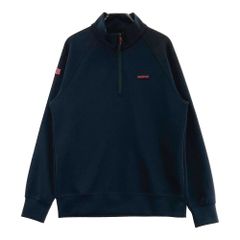 ⓂBRIEFING GOLFブリーフィングゴルフ背面ロゴハーフジッププル
