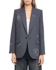 ザディグ エ ヴォルテール レディース アウター ジャケット・ブルゾン ブレザー Zadig Voltaire Vival Blazer Anthraciteのサムネイル