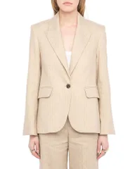 ザディグ エ ヴォルテール レディース アウター ジャケット・ブルゾン ブレザー Zadig Voltaire Vavy Tailleur Pinstripe Blazer Cookieのサムネイル