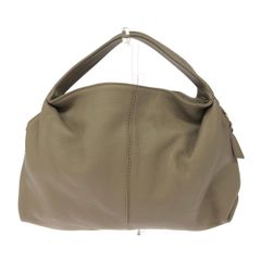FURLA オールレザー セミショルダーハンドバッグ カーキ 送料無料 