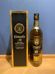 グランツ 12年 スコッチウイスキー 750ml 旧ボトル 未開栓 箱付き 古酒