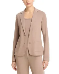 マジェスティック レディース アウター ジャケット・ブルゾン ブレザー Majestic Filaturesoftouch Two Button Blazer Coffee Latte コーヒーのサムネイル