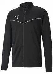 プーマ PUMA サッカー チームライズ TEAMRISE トレーニングジャケット メンズ 長袖 アウター フルジップ 吸汗速乾 ドライセル 練習 部活 チーム クラブ 男子 ランニング  657647 03 プーマブラック