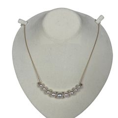 K18 0.08刻印 ダイヤパールネックレストップ - メルカリ