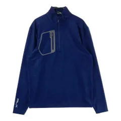 サイズ：S RLX ラルフローレン  ハーフジップ 長袖Tシャツ カモフラ柄 ネイビー系 [240101665406] ゴルフウェア メンズ ストスト
