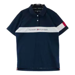 サイズ：M TOMMY HILFIGER GOLF トミー ヒルフィガーゴルフ  半袖ポロシャツ  ネイビー系 [240101665461] ゴルフウェア レディース ストスト