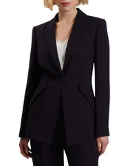 テッドベーカー レディース アウター ジャケット・ブルゾン ブレザー Ted Baker Manabl Single Breasted Tailored Blazer Navy ネイビーのサムネイル