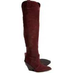 フリーピープル レディース シューズ ブーツ・レインブーツ レザー Free People Triple Crown OverTheKnee Boots Leather For Women Espreのサムネイル