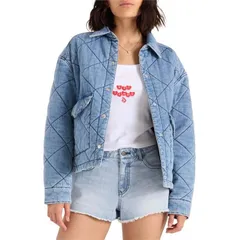 ボルコム レディース アウター ジャケット・ブルゾン Volcom OC Ramps Jacket Womens White Blue ホワイトのサムネイル