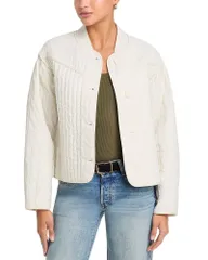 ラグアンドボーン レディース アウター ジャケット・ブルゾン キルティング rag bone Margot Quilted Jacket Plaid Tan タンのサムネイル