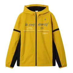 lecoqsportif(ルコック) 裏起毛ウィンドブレーカージャケット トレーニング ウィンドブレーカー/シェルジャケット/コート (LT5FWB30M)、(YL00)イエロー