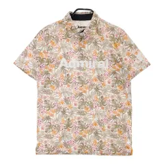 サイズ：M ADMIRAL アドミラル  半袖ポロシャツ 総柄 ベージュ系 [240101666251] ゴルフウェア メンズ ストスト