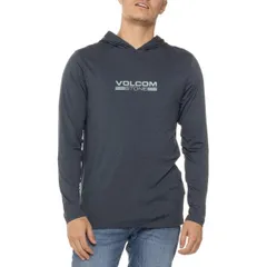 ボルコム メンズ アウター パーカー・スウェット シャツ Volcom Stoked Hooded Shirt UPF 50 Long Sleeve Dark Slate スレートのサムネイル