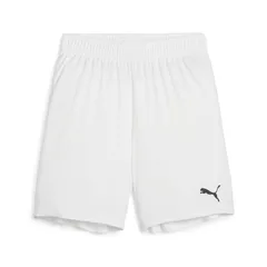 PUMA(プーマ) teamGOAL ゲームショーツ Jr サッカー ウェア ゲームパンツ 706376、(04)ホワイト/ブラック
