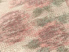 平和屋着物■上質な紬　草花文　金彩　正絹　逸品　CABF4341ev