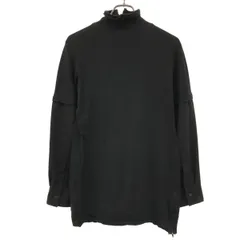 Y's Yohji Yamamoto ワイズ ヨウジヤマモト シャツドッキングカットソー YG-B08-806 ブラック 2のサムネイル