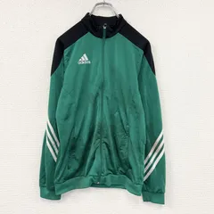 adidas　アディダス　トラックジャケット/ジャージ　緑　グリーン　Mサイズ　古着