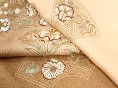 平和屋着物▼中国三大刺繍　スワトウ刺繍　総刺繍　訪問着　辻が花　暈し染め　金糸　正絹　逸品　CABE2326yc