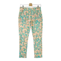 サイズ：L ROSASEN ロサーセン ; イージーパンツ 花 総柄 ブルー系 [240101667995] ゴルフウェア レディース ストスト