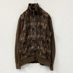 PUMA　プーマ　トラックジャケット/ジャージ　刺繍ロゴ　茶色　ブラウン　Sサイズ　古着