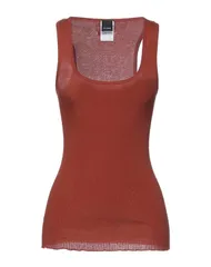 ピンコ レディース トップス シャツ PINKO タンクトップ Reddish Brown ブラウンのサムネイル