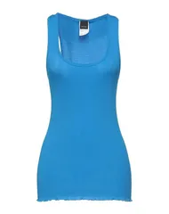 ピンコ レディース トップス シャツ PINKO タンクトップ Azure Blue ブルーのサムネイル