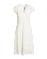 エルマンノ シェルヴィーノ レディース トップス ワンピース ERMANNO SCERVINO ひざ丈ワンピース White ホワイトのサムネイル