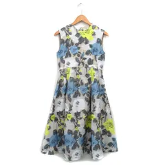 セルフォード CELFORD ワンピース ノースリーブ ロング 花柄 ホワイト 白 /KT3