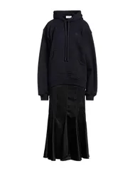 オフホワイト レディース トップス ワンピース OFFWHITE ひざ丈ワンピース Black ブラック