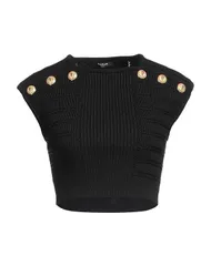 バルマン レディース トップス シャツ BALMAIN トップス Black ブラックのサムネイル