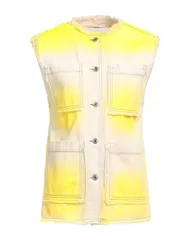 エムエスジイエム レディース アウター ジャケット・ブルゾン MSGM デニムブルゾン Yellow イエローのサムネイル