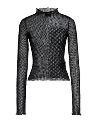 ヴェルサーチ レディース アウター ニット・セーター VERSACE JEANS COUTURE タートルネック Black ブラックのサムネイル