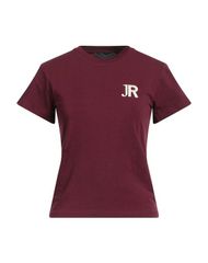 ジョン リッチモンド レディース トップス Tシャツ JOHN RICHMOND ベーシック Tシャツ Bordeaux