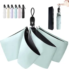 【新品】 AYO 日傘 超軽量 UVカット率 100% 完全遮光 遮熱 ワンタッチ自動開閉 折りたたみ傘 コンパクト 折り畳み日傘 紫外線遮断 耐風撥水 晴雨兼用 携帯便利 メンズ レディース 男女兼用 暑さ対策 母の日 父の日 ギフト グリーン