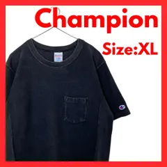 【美品】古着　チャンピオン　リバースウィーブ　Tシャツ　メンズ　ブラック　XL