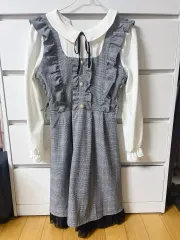 リズリサ majoretty マジョリティ チェック ロリータ ワンピース