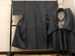 k2f84 男性用 かみしも 裃 袴 紋付着物 襦袢セット アンティーク 